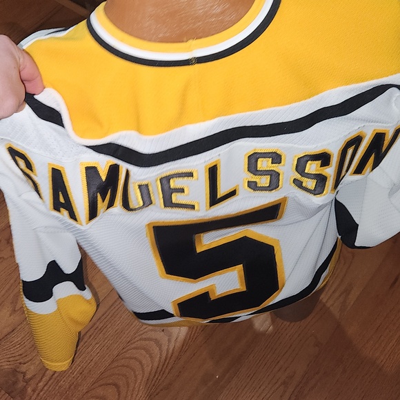 Ulf Samuelsson Medium Pittsburgh Penguins 🐧 Jersey - Picture 3 of 7